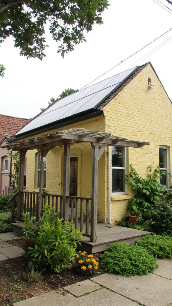 eco friendly yellow home design