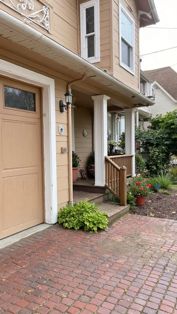 elegant beige and white