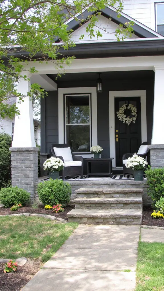 elegant black and white