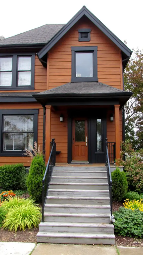 elegant black trim contrast