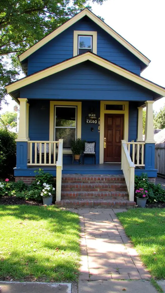 elegant blue and gold