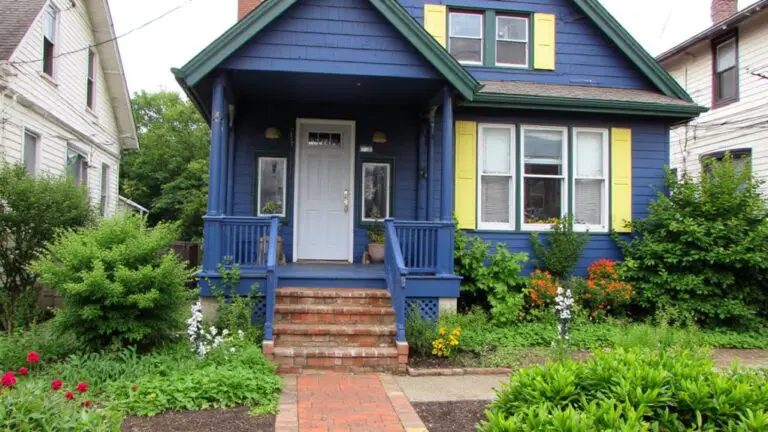21 Blue House Exterior Trim Colors That Add Polish elegant blue house accents