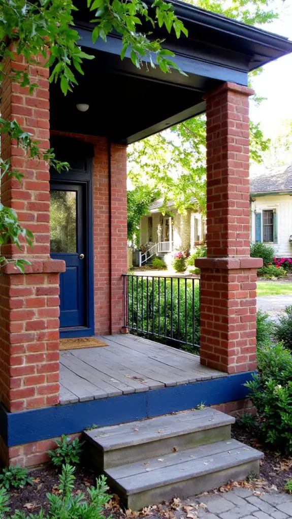 elegant brick pillars design