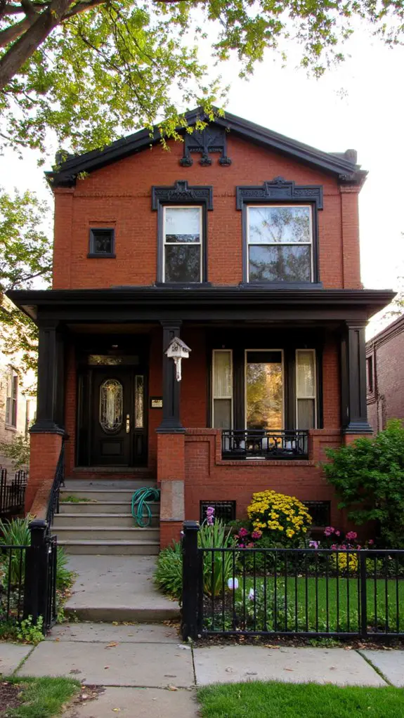 elegant brown art deco