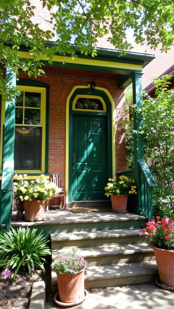 elegant chartreuse home accents