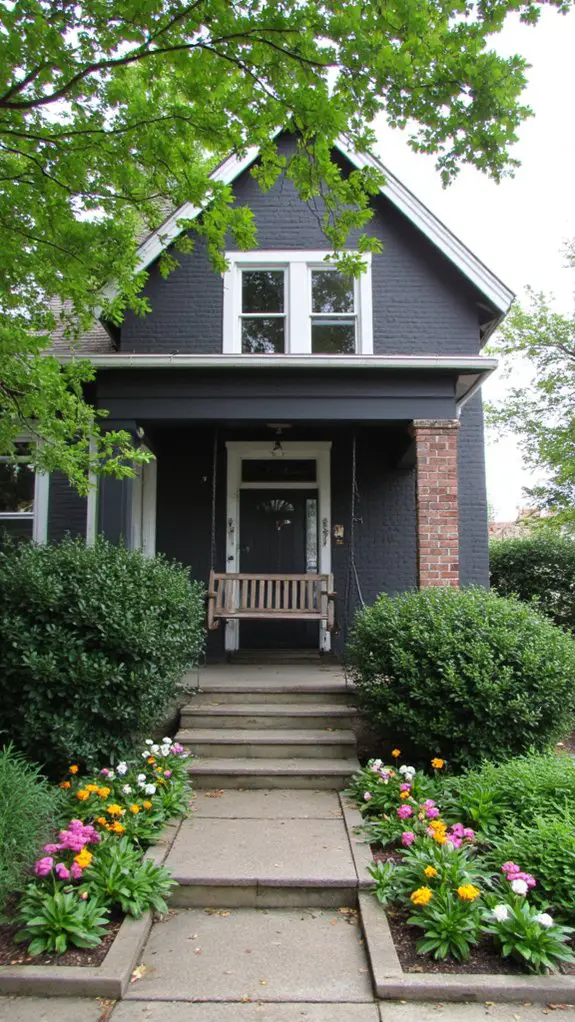 elegant contrast enhances architecture