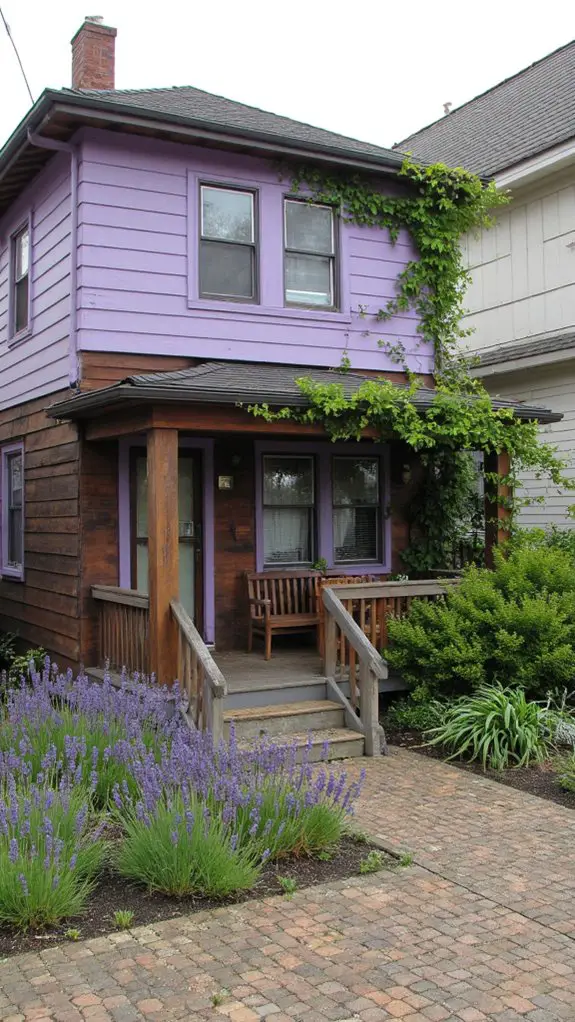 elegant contrast inviting warmth