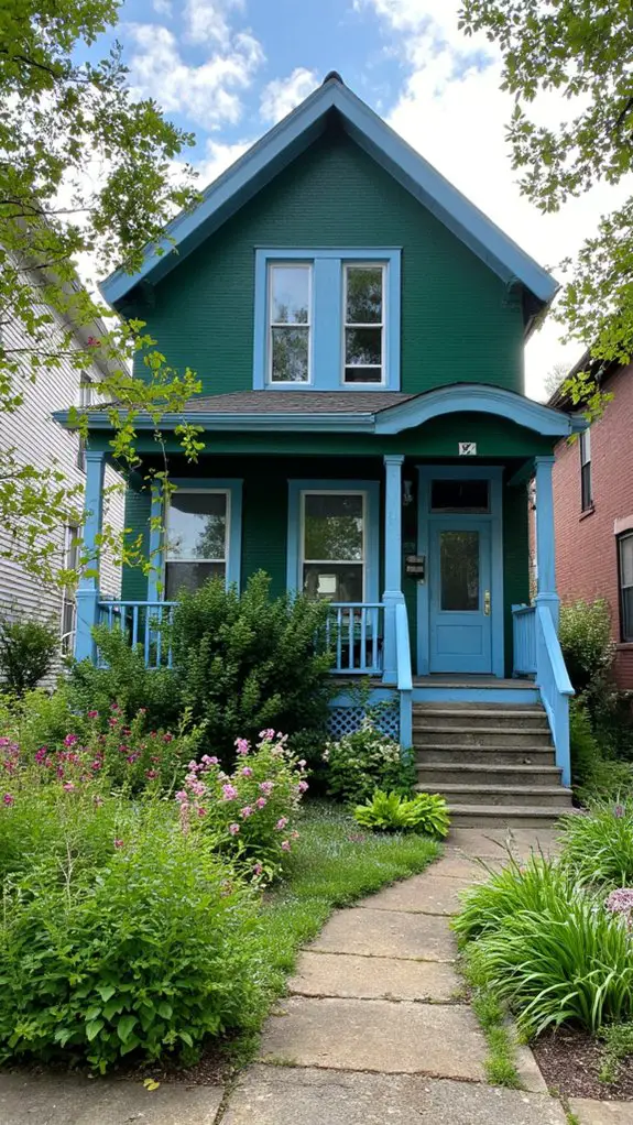 elegant contrast of colors