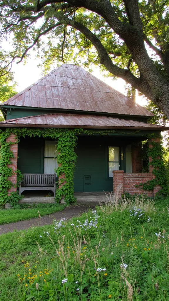 elegant copper farmhouse charm