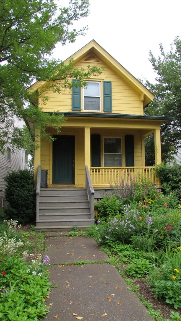 elegant corn yellow exterior