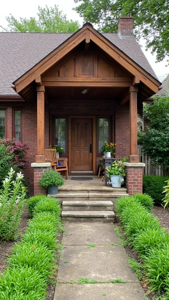 elegant cozy wooden bungalow