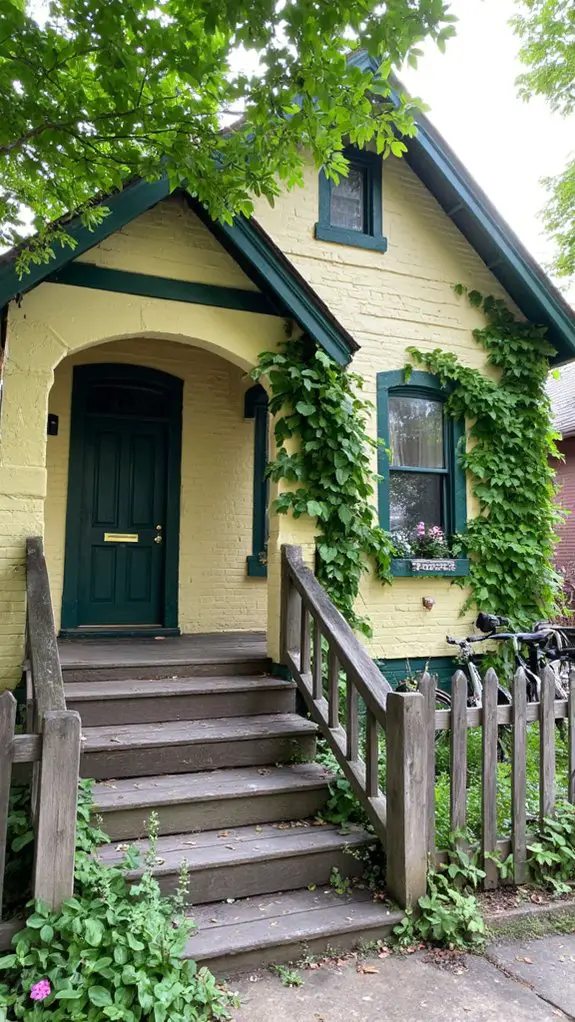 elegant creamy yellow accents