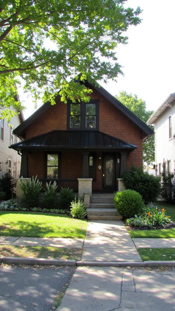 elegant dark walnut home