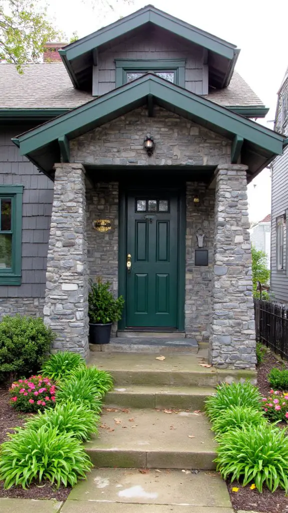 elegant deep forest green