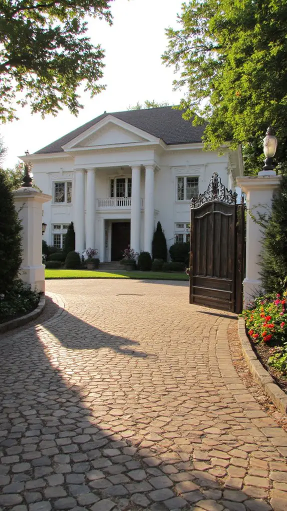 elegant driveway design elements