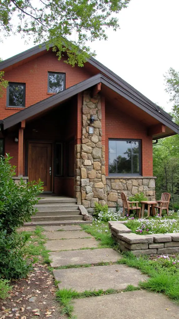 elegant earthy architectural materials