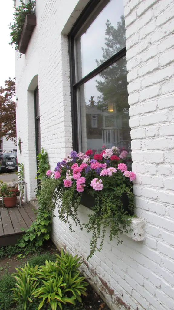 elegant flowers enhance exteriors
