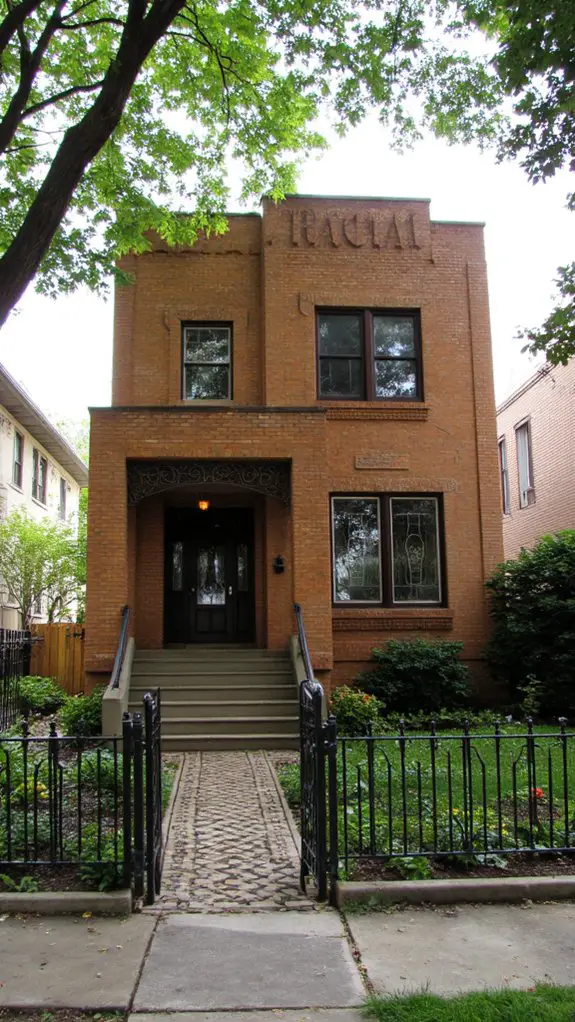 elegant geometric brick designs