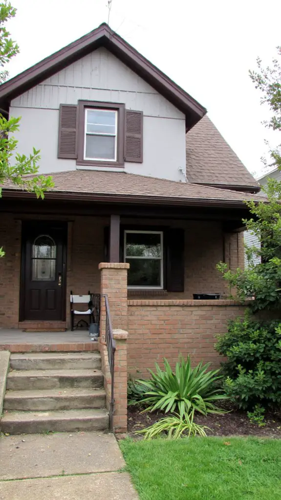 elegant gray and chocolate