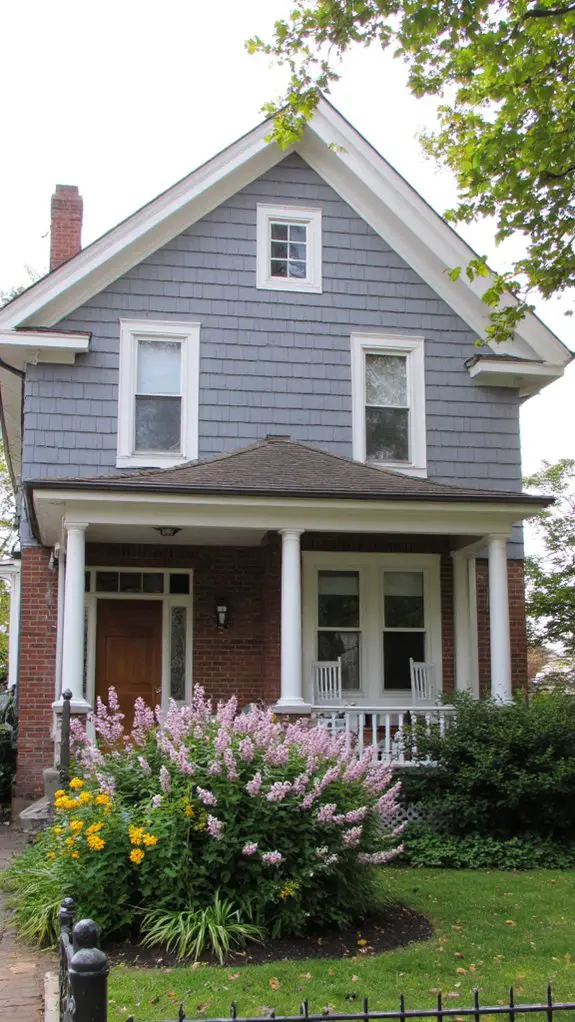 elegant gray and white