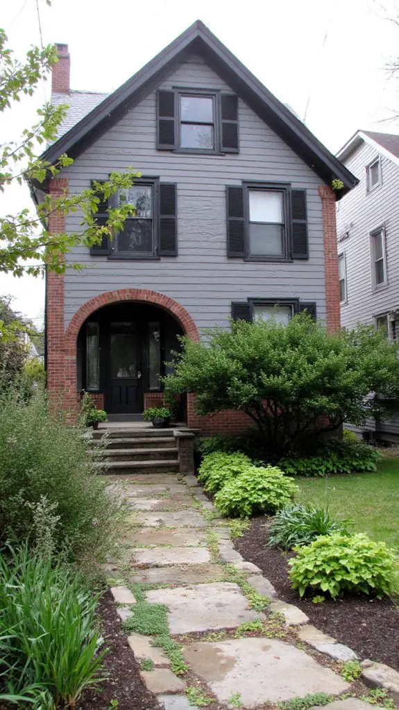 elegant gray home details