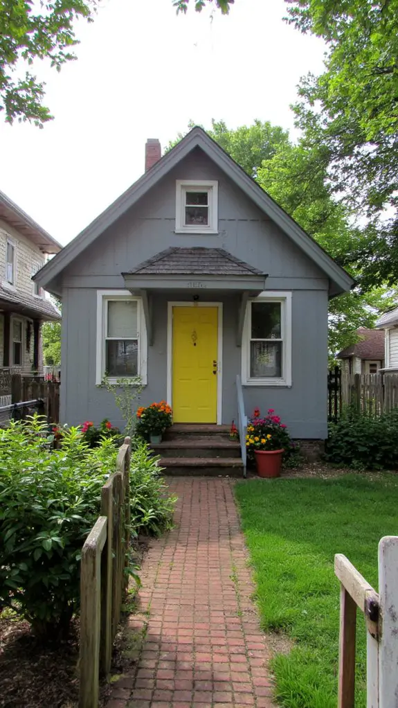 elegant grey and yellow