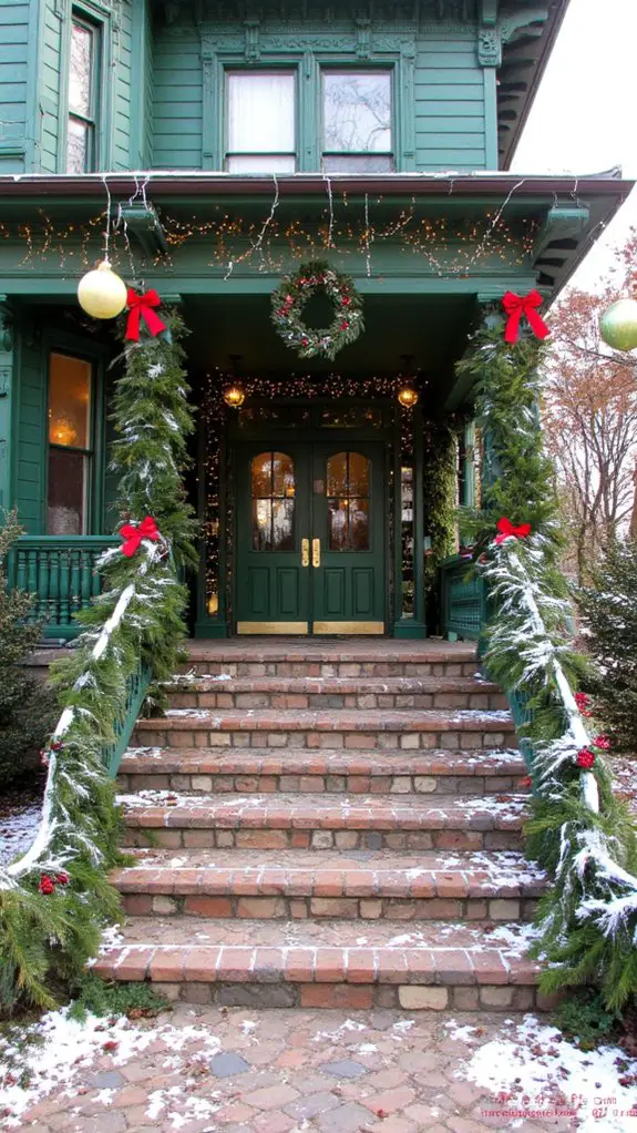 elegant holiday decorations abound
