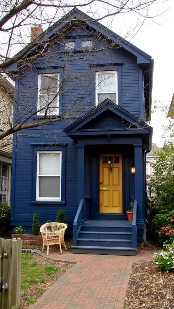 elegant midnight blue gold