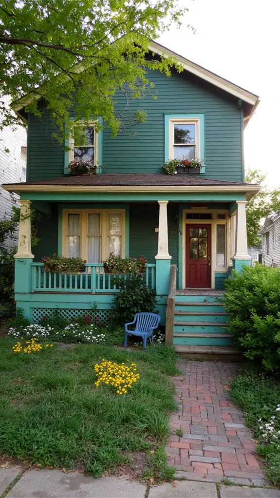 elegant mint accented home
