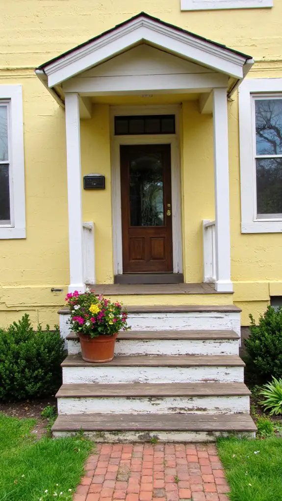 elegant muted yellow combination