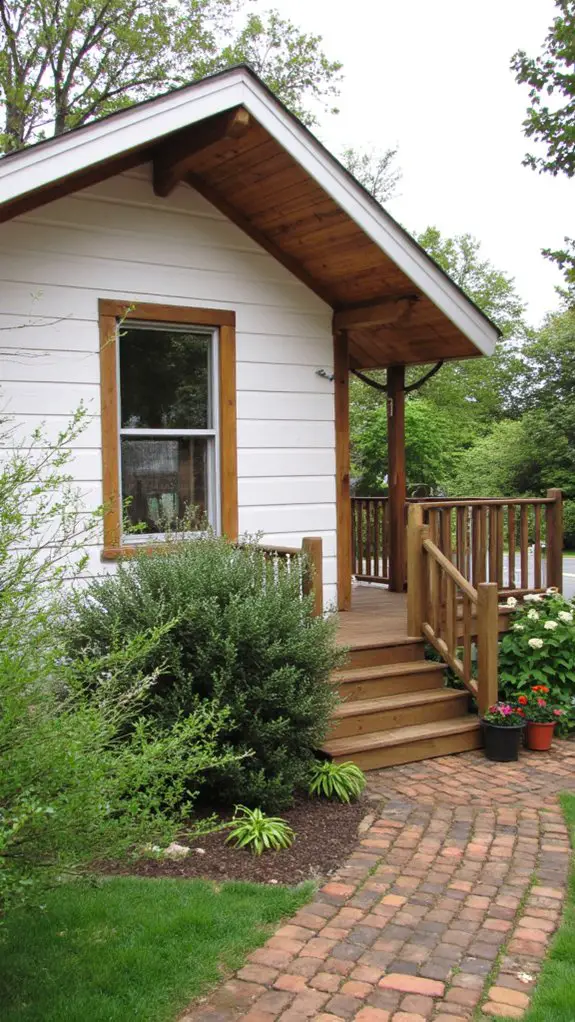 elegant natural wood siding