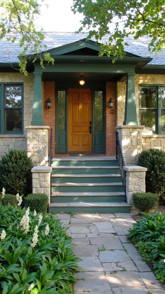 elegant neutrals vibrant jade