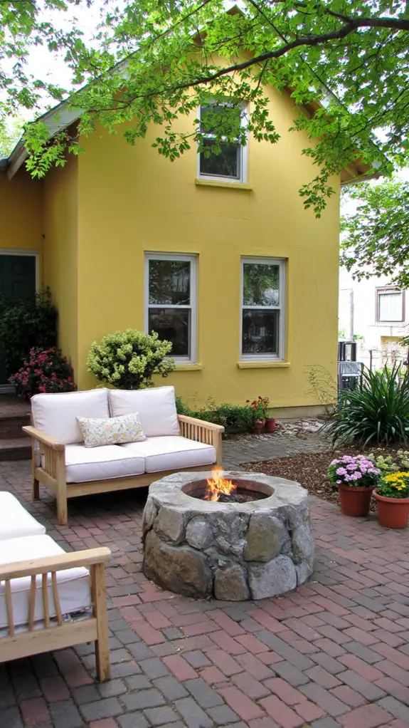 elegant outdoor gathering centerpiece