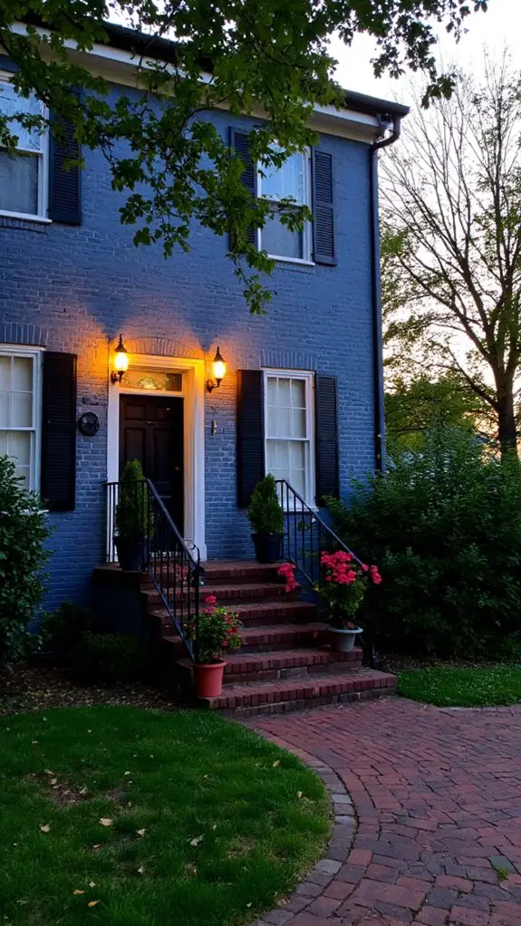 elegant outdoor lighting accents