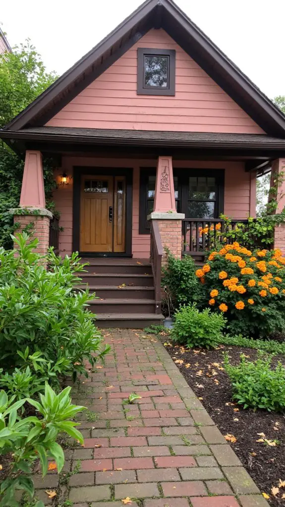 elegant salmon pink chocolate