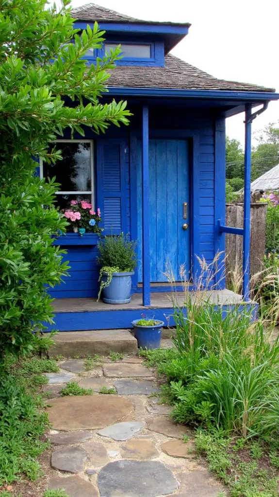 elegant serene indigo atmosphere