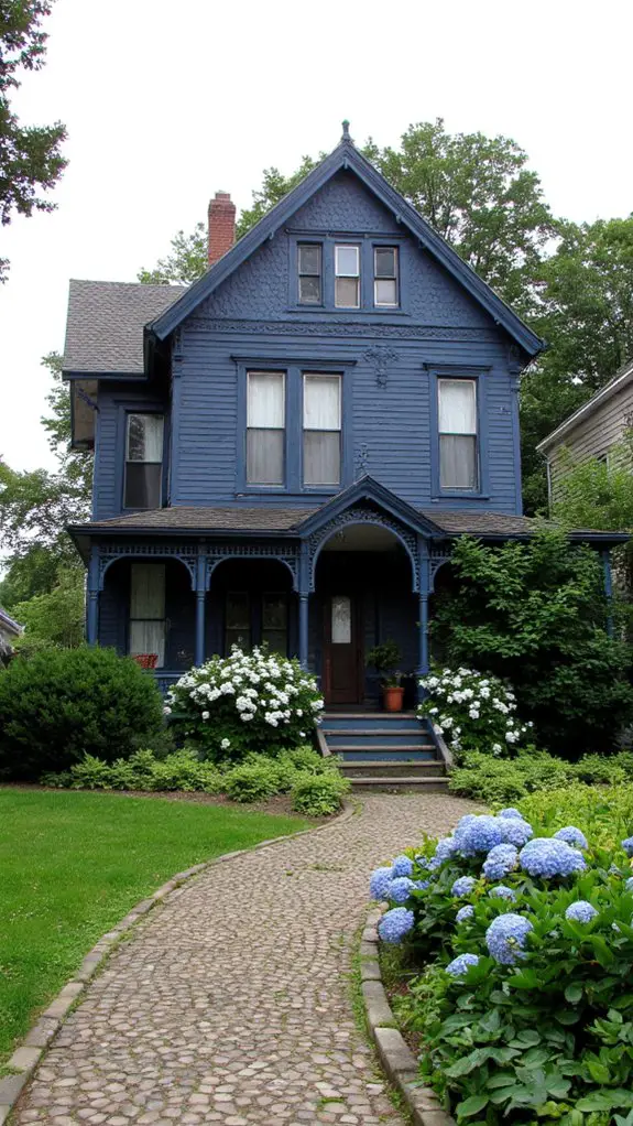 elegant slate blue sophistication