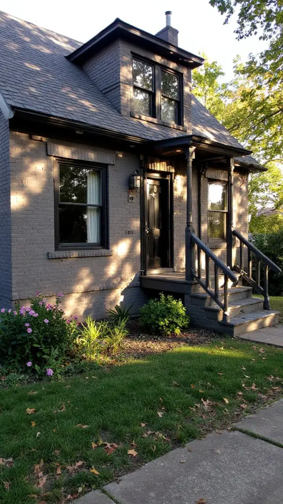 elegant soft charcoal contrast