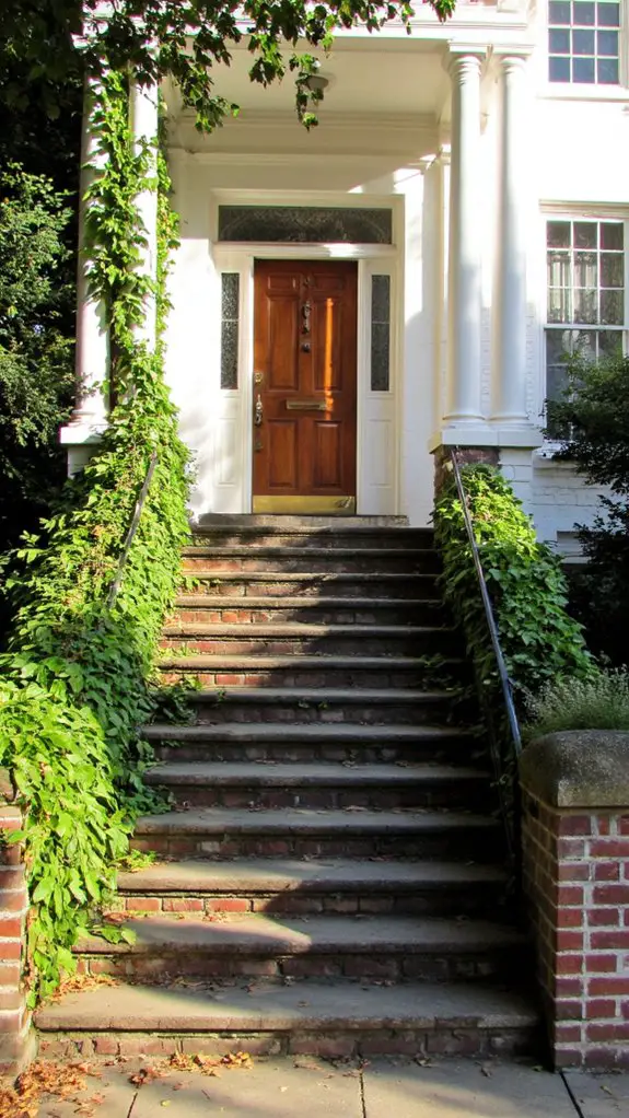 elegant staircase entrance design