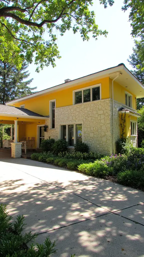 elegant stone clad modernity