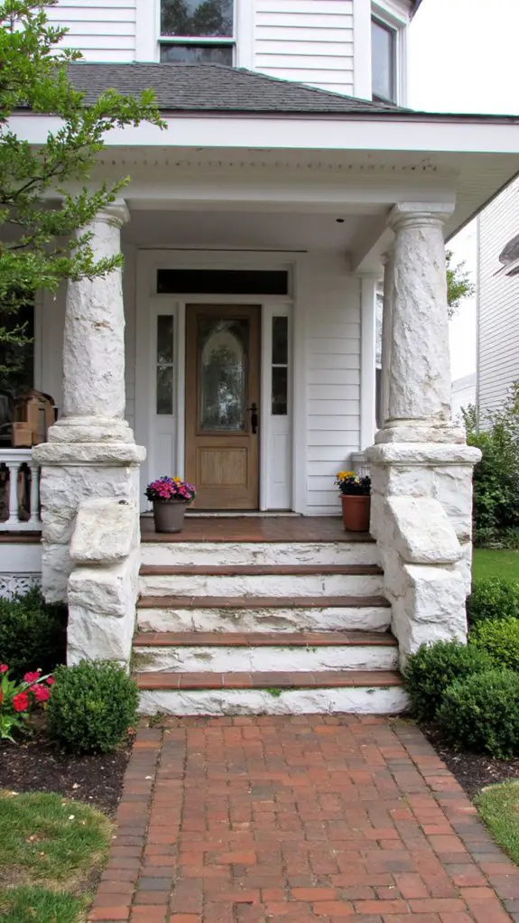 elegant structural support columns