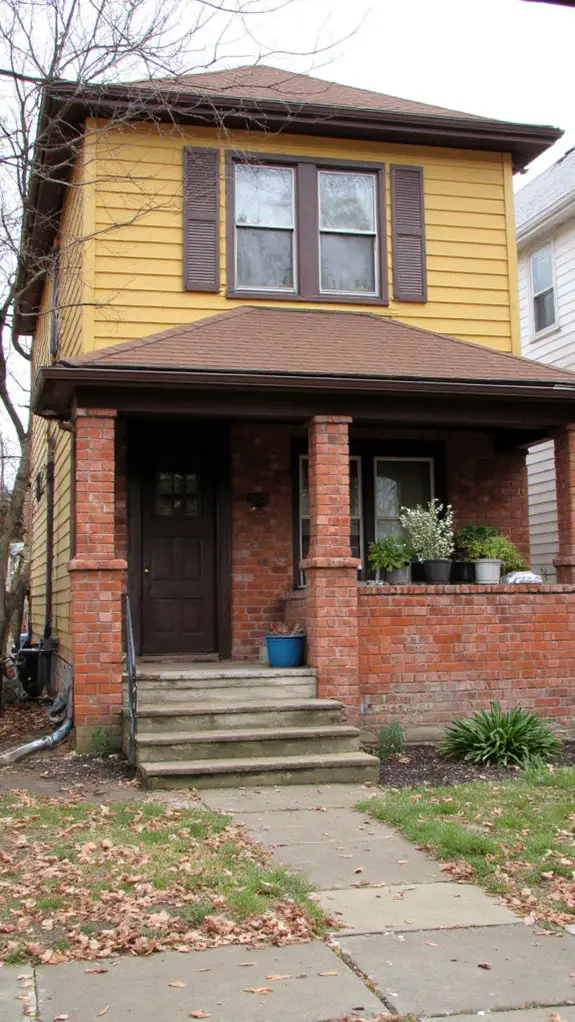 elegant tan and brick