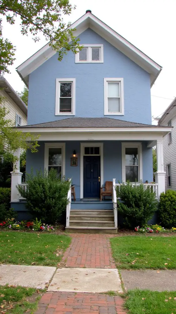 elegant tranquil home exterior
