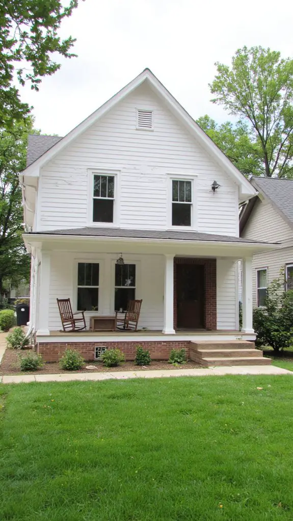 elegant two story farmhouse design