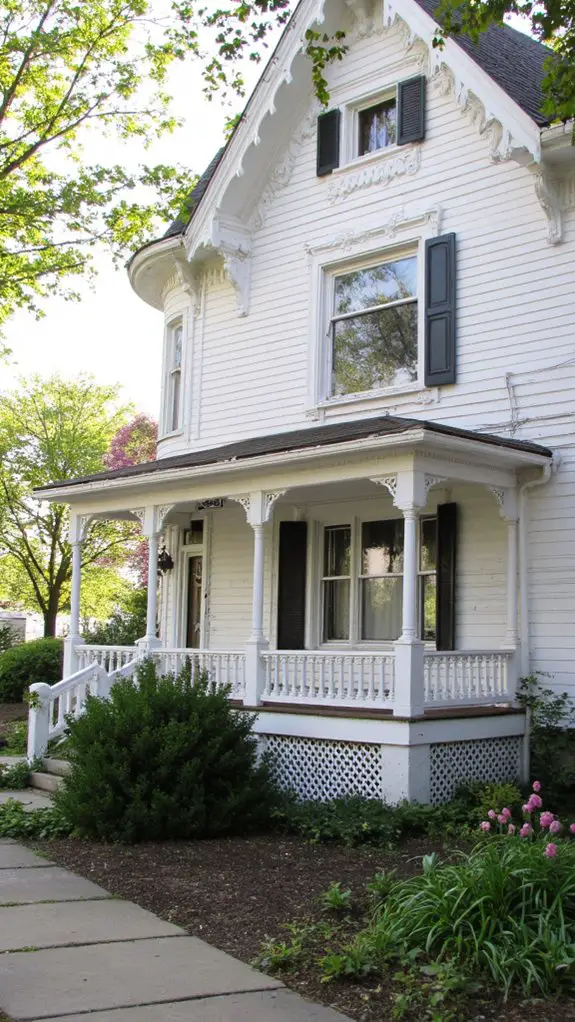 elegant victorian trim details