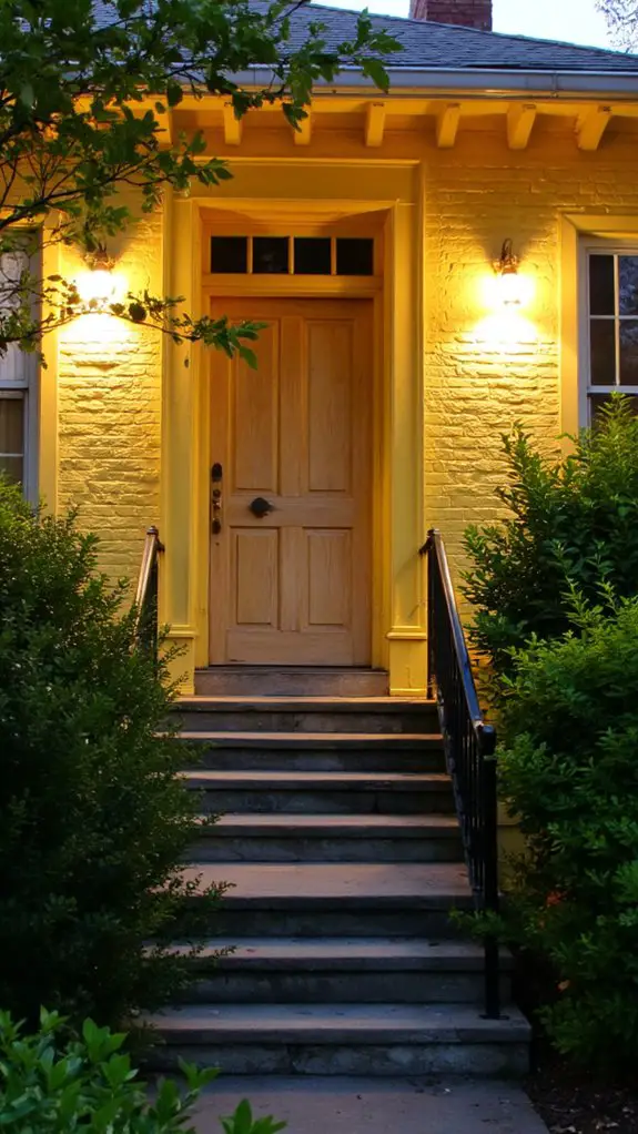 elegant wall sconces enhance ambiance