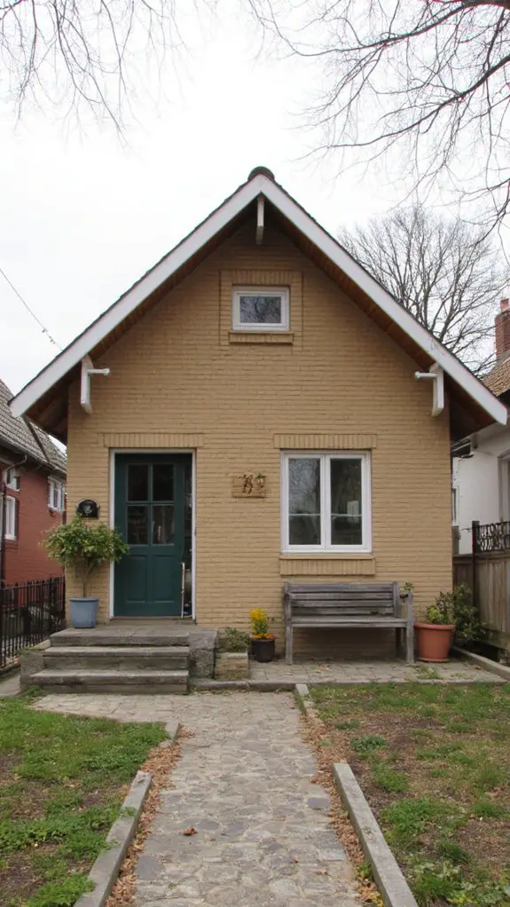 elegant warm brick aesthetics