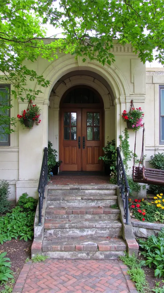 elegant welcoming archways invite