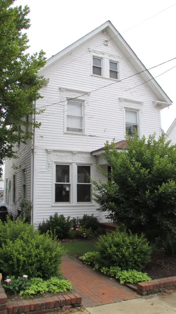 elegant window pediments enhance architecture