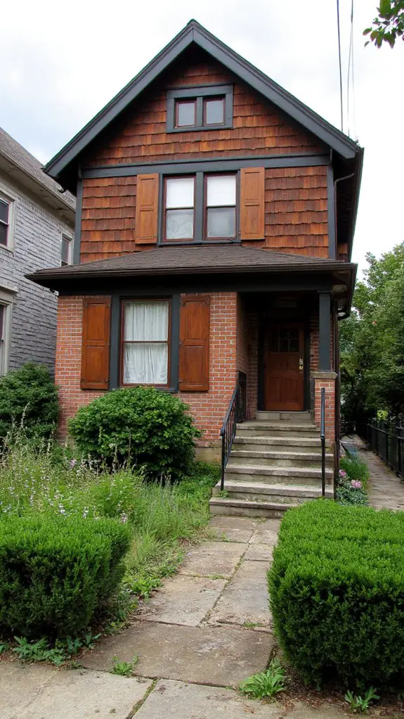 elegant window shutter framing